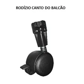 Rodízio para balcão modulado — foto do produto